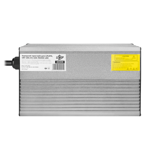 Зарядное устройство для аккумуляторов LiFePO4 48V (58.4V)-40A-1920W-LED 20309LP фото