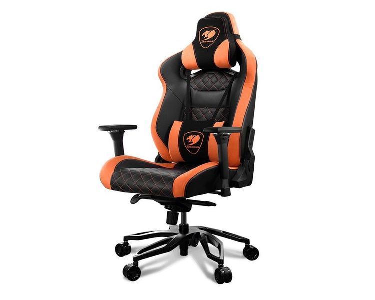 Кресло игровое ARMOR TITAN PRO, черный-оранжевый 1604368EDG фото